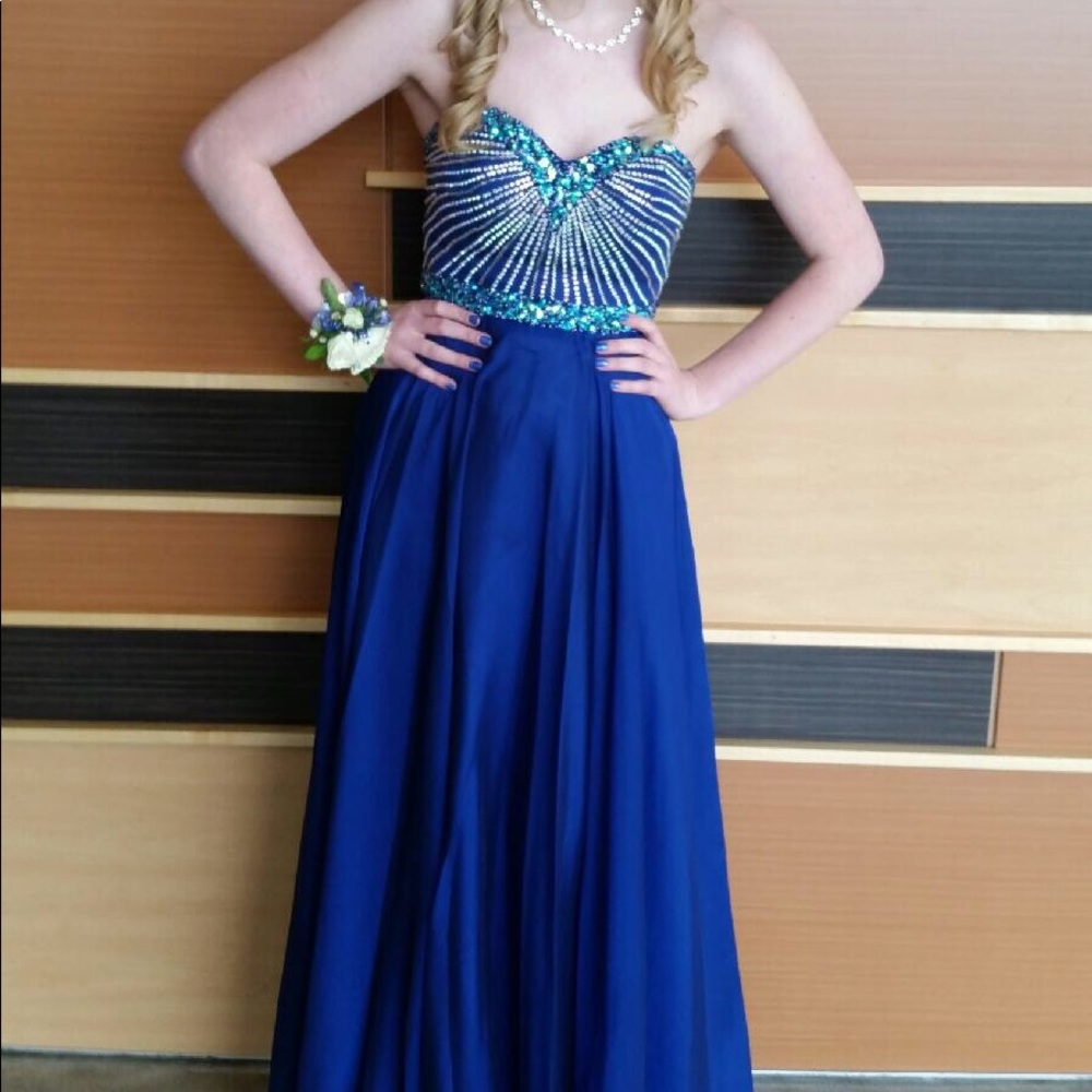 Royal Blue Prom Dress! - Picture 2 of 5